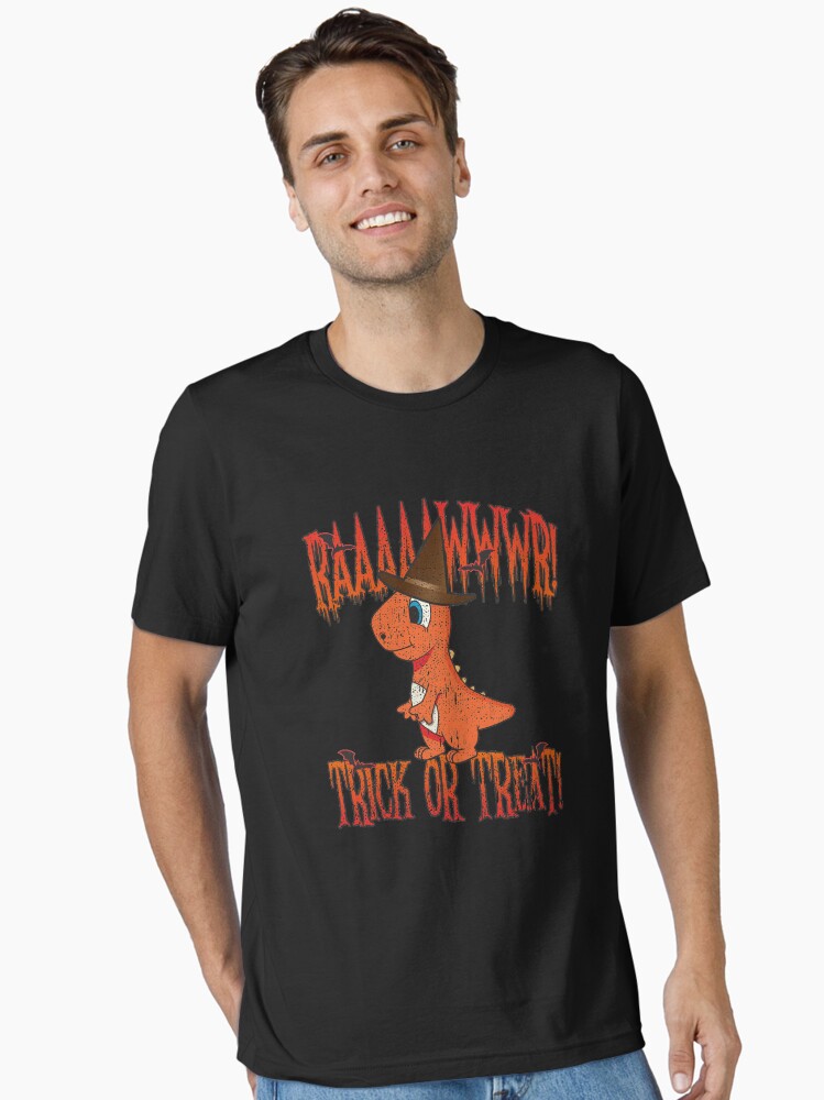 Thumbnail 1 von 7, Essential T-Shirt, Rawr Trick Or Treat Dinosaur Halloween Costume - Cute Halloween Gift designt und verkauft von yeoys.
