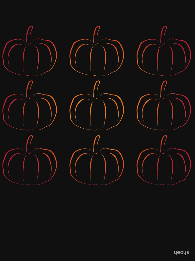 Pumpkin Jack-O-Lantern Silhouette - Funny Halloween Gift von yeoys