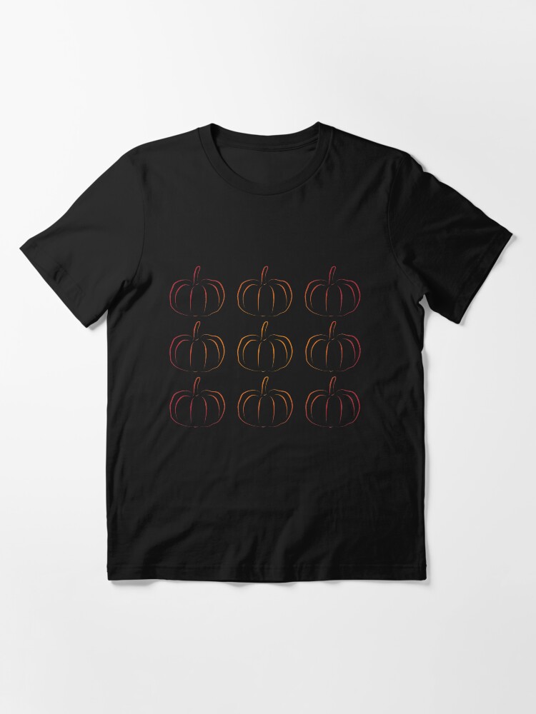 Thumbnail 3 von 7, Essential T-Shirt, Pumpkin Jack-O-Lantern Silhouette - Funny Halloween Gift designt und verkauft von yeoys.