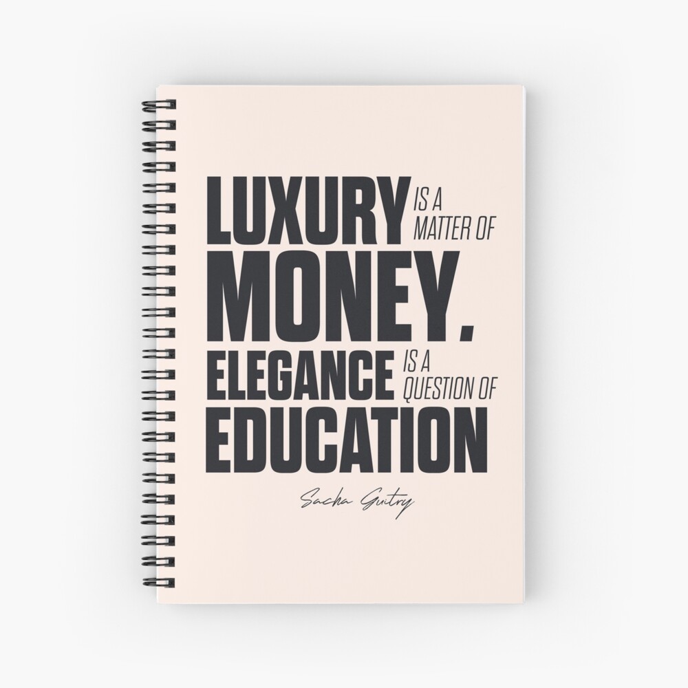 Sacha Guitry, inspirational quote, classy gentleman luxury & money,  elegance & education, politeness Tote Bag by Stefanoreves