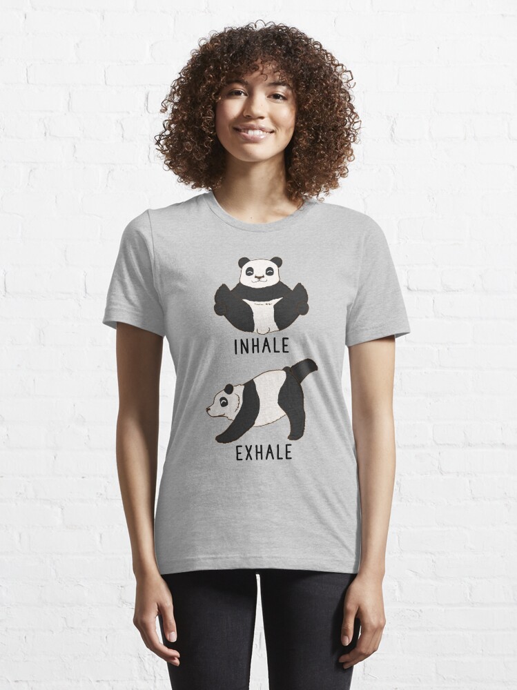 panda yoga shirt