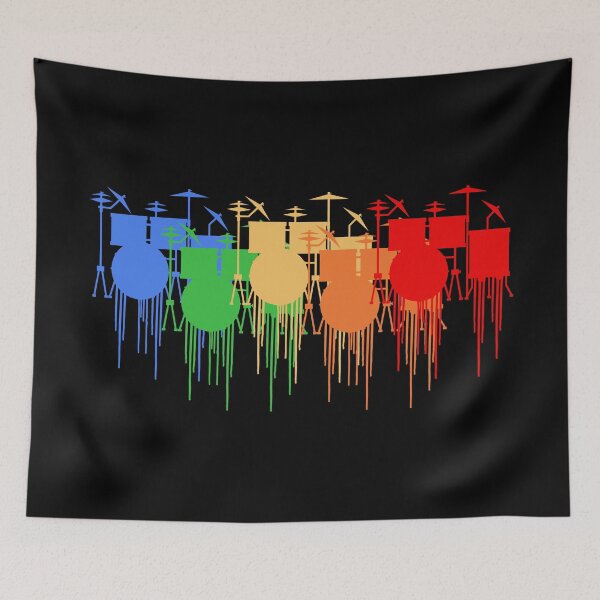 Item preview, Colorful drums | Musical Instrument Musician Music designed and sold by anziehend.