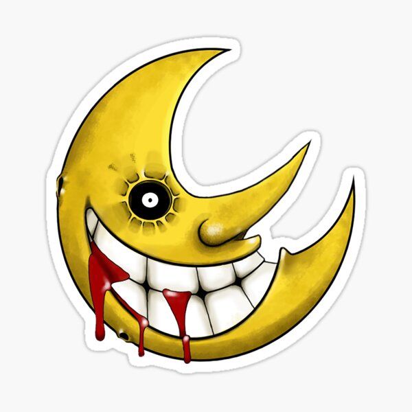 Luna que ríe (Devorador de almas) Pegatina