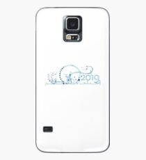 Fröhliches Neues Jahr London Hülle & Klebefolie für Samsung Galaxy