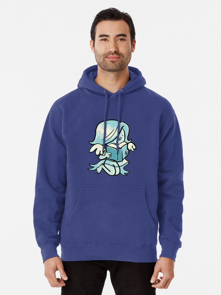 Alternate view of spirit of a small book Pullover Hoodie