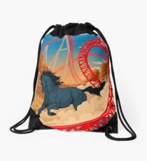 THE WILD ONE Maverick Roller Coaster Cedar Point Theme Park Drawstring Bag