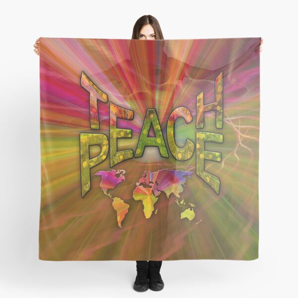 Teach Peace Globally Scarf