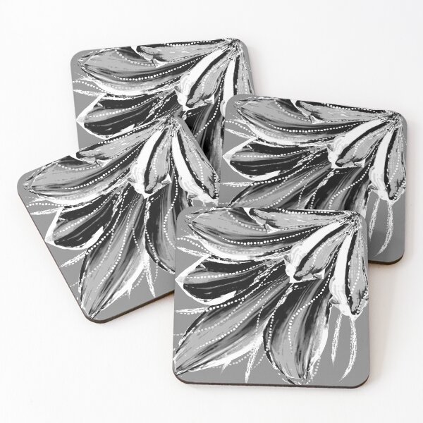 Item preview, Monochrome Leaves  designed and sold by Nora Gad.