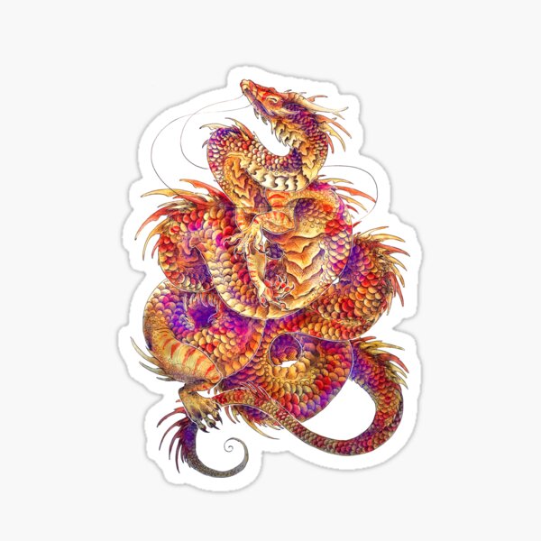 Red Curls Sticker