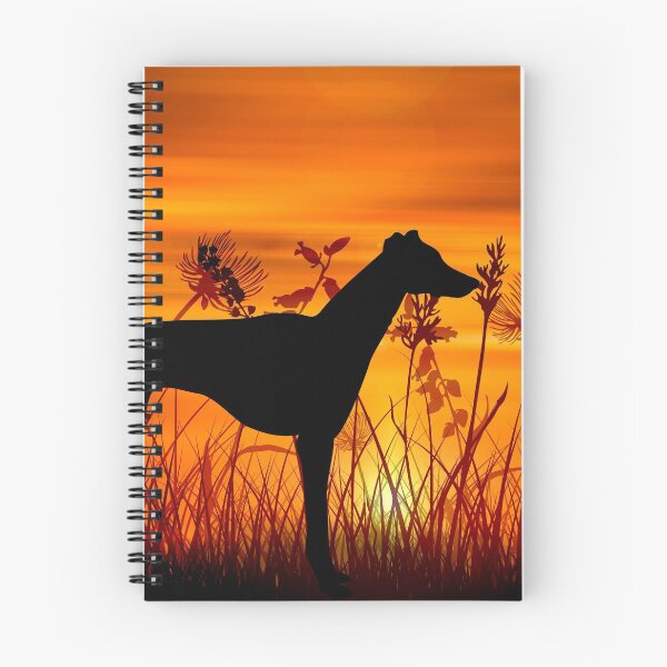 Item preview, Greyhound at sunset designed and sold by HoundieLover.
