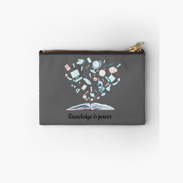 Item preview, knowledge is power literary quote designed and sold by untagged-shop.