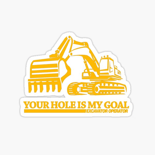 Trackhoe Decal