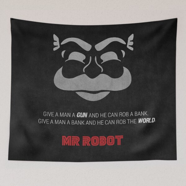 Item preview,  Mr Robot - Fsociety - Minimalist Poster with Quote designed and sold by k4wu.