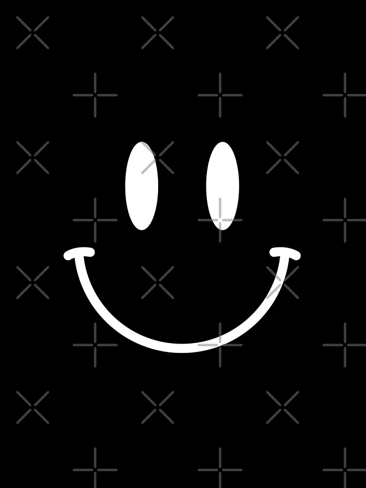 Acid House Smiley Face - Simple (dark) by Chairboy