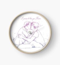 Mystrade - I promise to love you Forever Clock