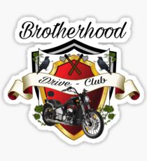 Biker - motorcycle motif Brotherhood Sticker