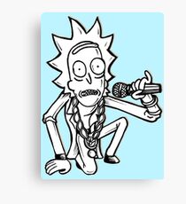 Rick Sanchez from Rick and Mortyâ„¢ Getting Schwifty Canvas Print