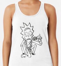 Rick Sanchez from Rick and Morty™ Getting Schwifty Racerback Tank Top