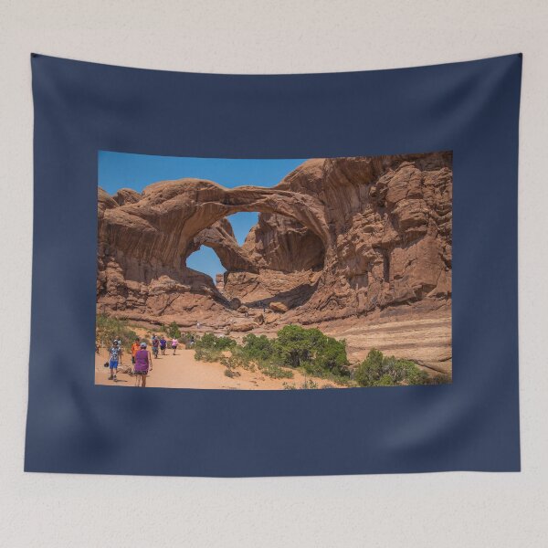 Item preview, USA. Utah. Arches National Park. Pilgrimage to Double Arch. designed and sold by vadim19.