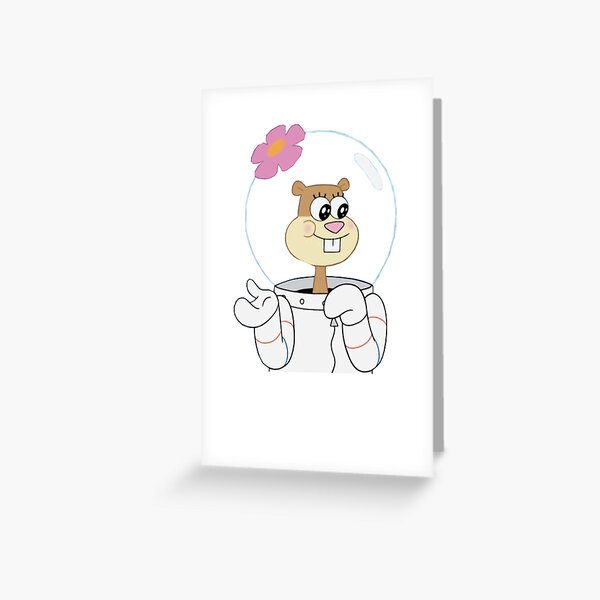 Sandy Cheeks Spongebob Greeting Card For Sale By Leawolf Redbubble 3525