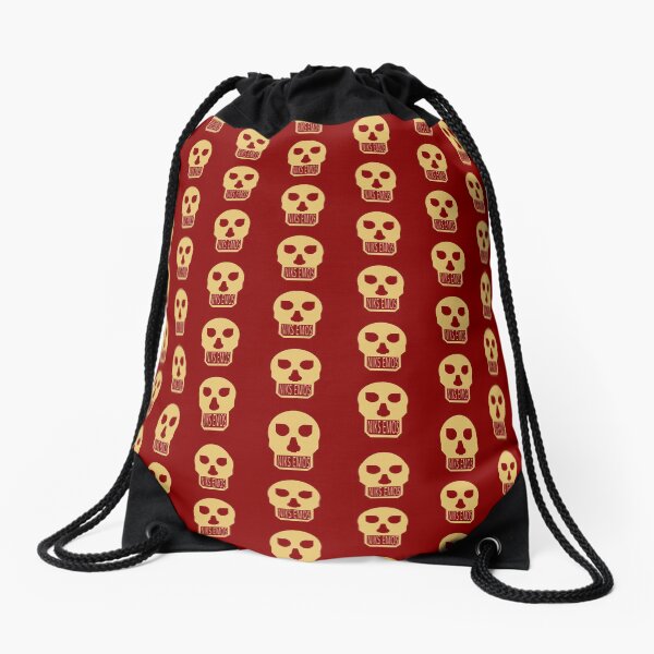 Skull's Gold Drawstring Bag