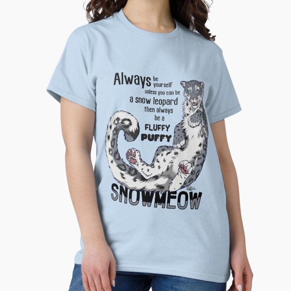 Item preview, Always be snow leopard (black test) designed and sold by EosFoxx.