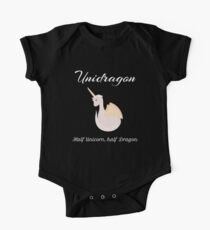 Einhorn Drache Unidragon Artwork Baby Body Kurzarm