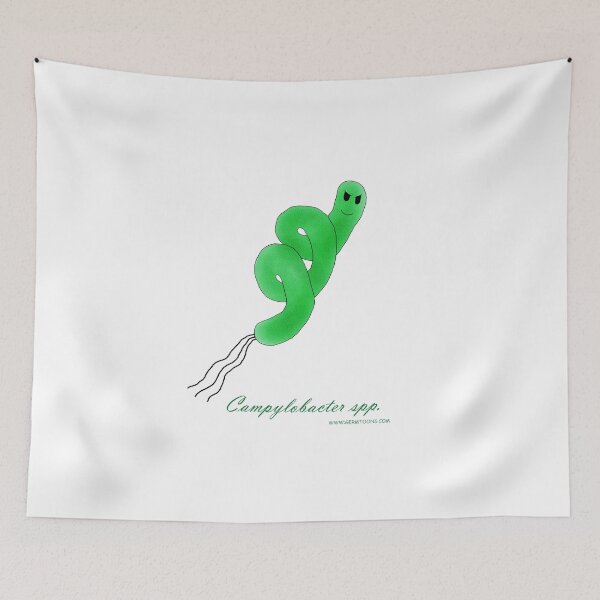 Item preview, Cartoon Campylobacter spp. designed and sold by MATAL.
