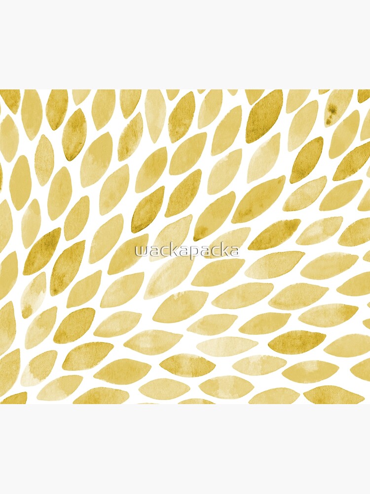 Watercolor brush strokes - yellow by wackapacka