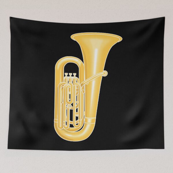 Item preview, MUSICAL INSTRUMENTS SILHOUETTES - TUBA designed and sold by WOOFANG.