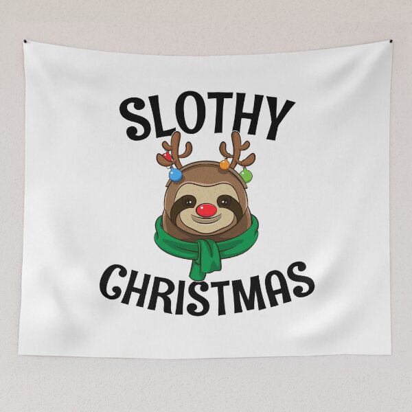 Item preview, Gift For Sloth Lovers Slothy Christmas designed and sold by Teeleo.