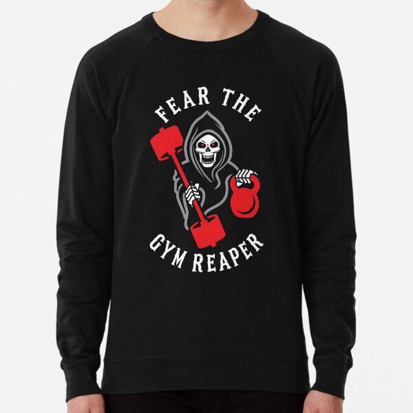 Fear The Gym Reaper Lightweight Sweatshirt for Sale by