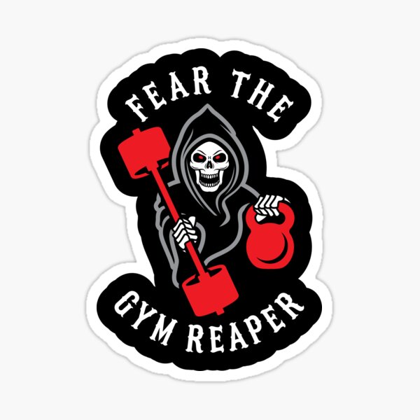 Gym Reaper, Fitness Grim Reaper Training Coffee Mug by Anziehend