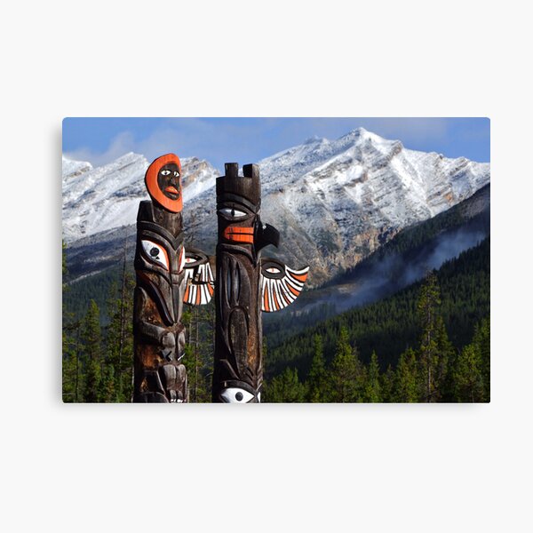 Totems Impression sur toile