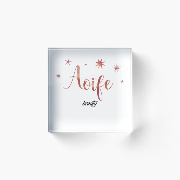 Aoife Acrylic Block