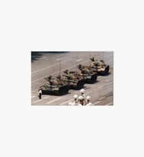 Tank Man, Tiananmen Square Art Board Print