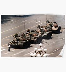 Panzermann, Tiananmen-Platz Poster