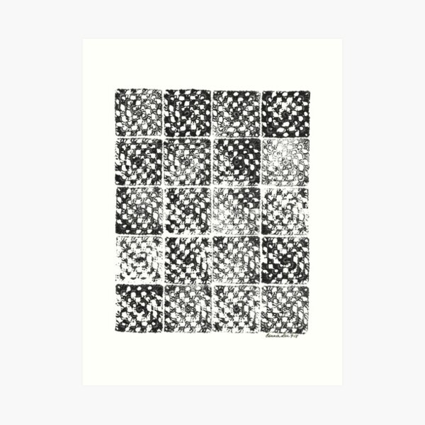 Crochet Impressions: GRANNY Art Print