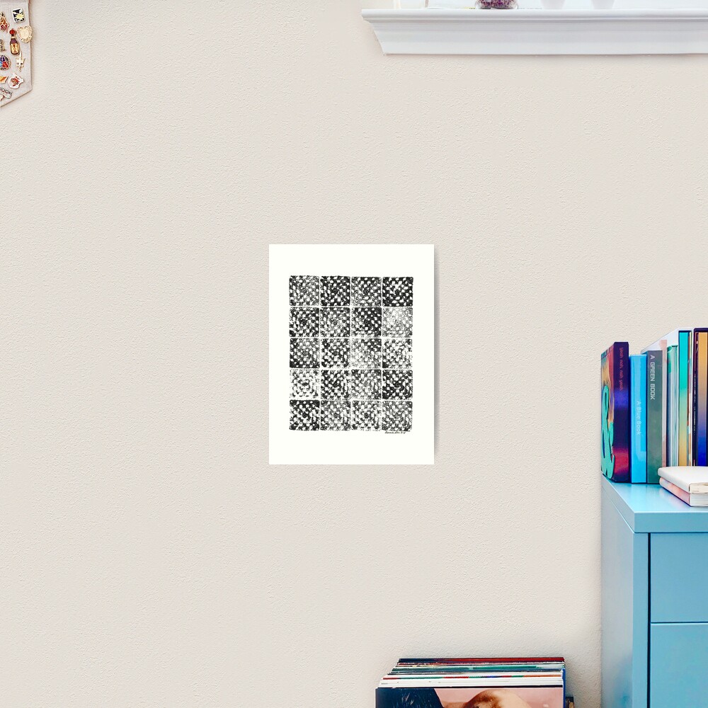 Crochet Impressions: GRANNY Art Print