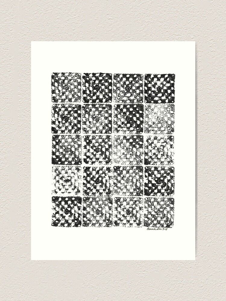 Alternate view of Crochet Impressions: GRANNY Art Print