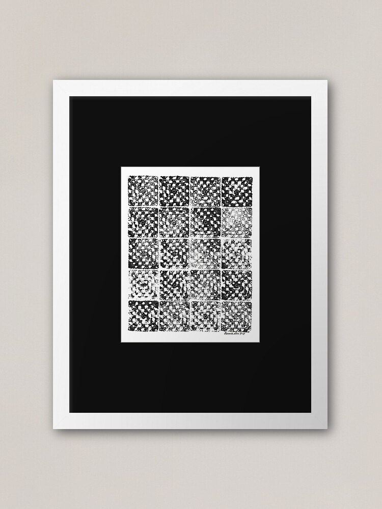 Alternate view of Crochet Impressions: GRANNY Framed Art Print