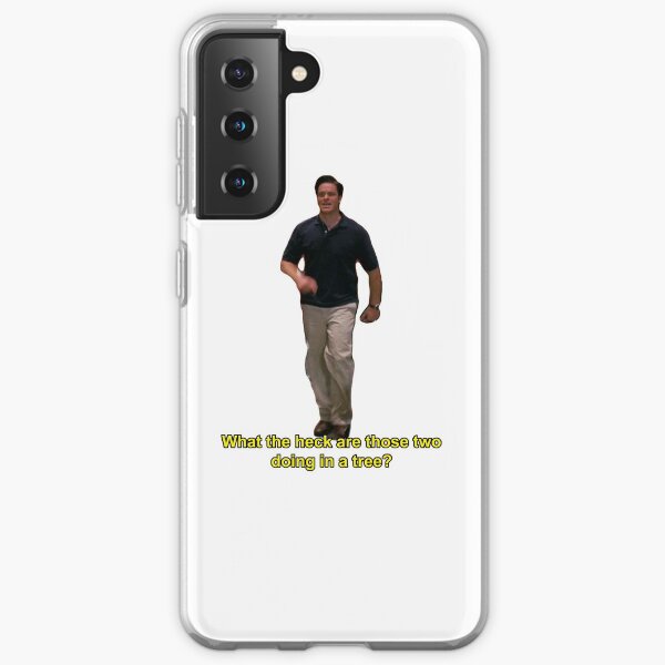 ¿Qué demonios están haciendo esos dos en un árbol? Funda blanda para Samsung Galaxy
