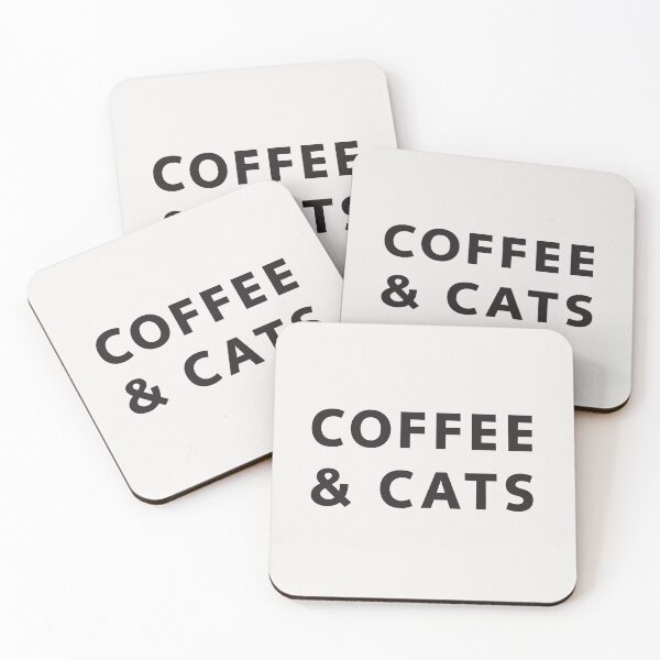 Item preview, Coffee And Cats designed and sold by Me And The Moon.