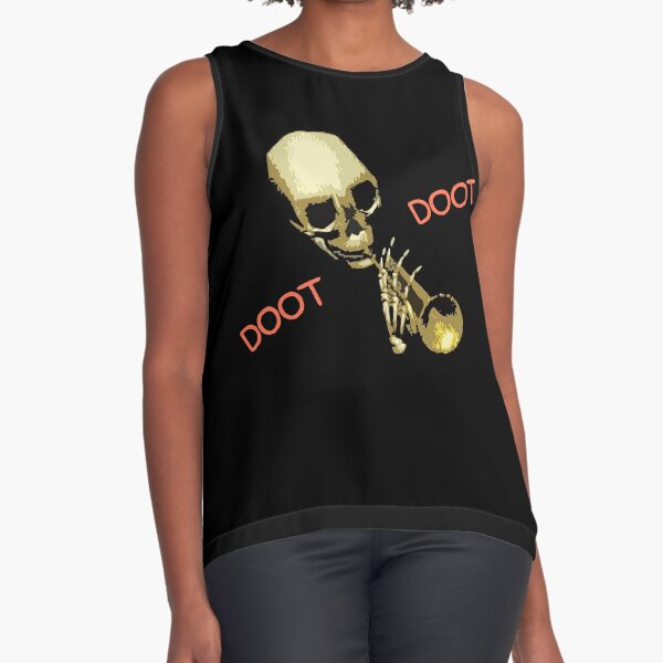 Thanks Meme T Shirts Redbubble - mrskeletal skull trumpet gif roblox gif meme on meme