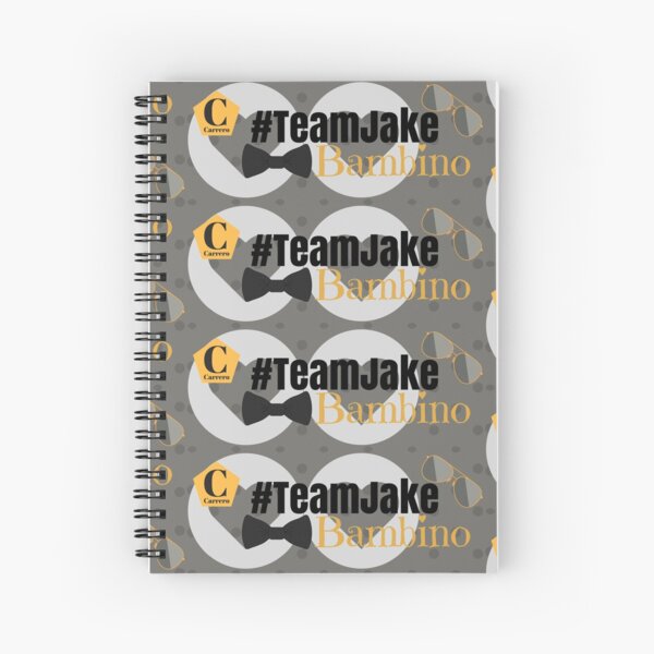 Team Jake Grey Mug Spiral Notebook