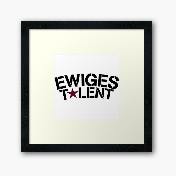 Eternal Talent Framed Art Print