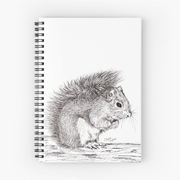 Item preview, Cute Squirrel Ink Drawing designed and sold by Cherie Taylor.