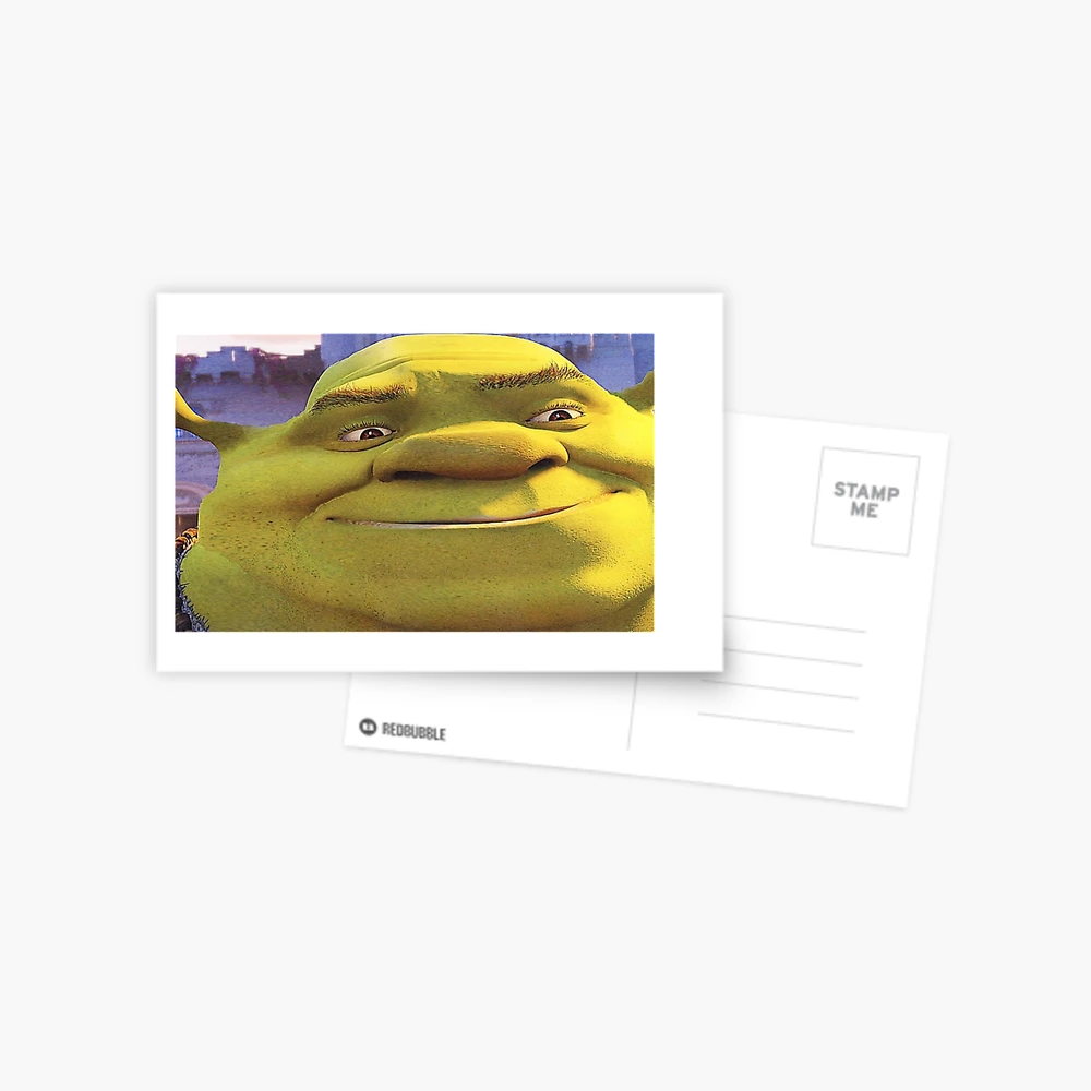 confused shrek Postcard for Sale by Alexis m