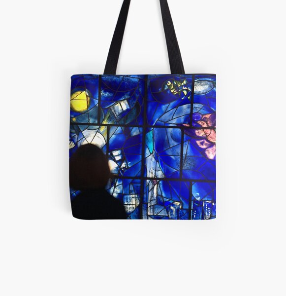 Walking by Chagall on a sunny day All Over Print Tote Bag