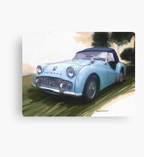 1960 Triumph TR3 Canvas Print
